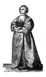 Englische Hofdame, 1643, 1910