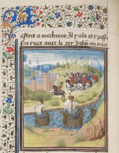 Der englische König Richard I. Löwenherz eroberte 1191 die Insel Zypern. Miniatur aus der Historia von Wilhelm von Tyrus von Unbekannt