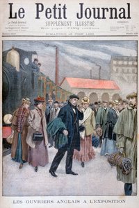 Engländer besuchen die Weltausstellung von 1900, Paris, 1900