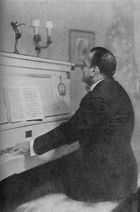Enrico Caruso - Italiens berühmter Tenor am Klavier