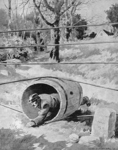 Eintritt in Holland von der belgischen Grenze, 1915 von Unbekannt