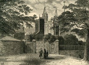 Eingang zum Greenwich-Observatorium, um 1840 von Unbekannt