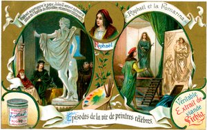 Episoden aus dem Leben berühmter Maler: Raphael, um 1900 von Unbekannt