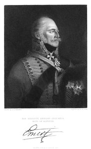 Ernst August, König von Hannover, 1837 von Unbekannt