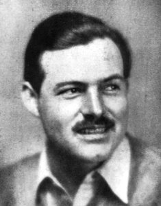 Ernest Hemingway 1899-1961, amerikanischer Schriftsteller, frühes 20. Jahrhundert von Unbekannt