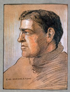 Ernest Shackleton, britischer Entdecker, ca. 1909 von Unbekannt