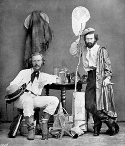 Ernst Haeckel, deutscher Zoologe und Evolutionist, auf den Kanaren, 1867 von Unbekannt