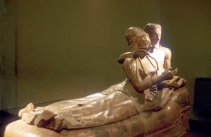 Etruskischer Sarkophag mit liegendem Paar, Cerveteri, Italien, 6. Jahrhundert v. Chr. von Unbekannt