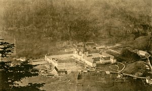 Kloster Ettal von der Nordseite, Bayern, Deutschland von Unbekannt