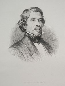 Eugène Delacroix, 1800er Jahre von Unbekannt