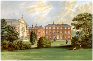 Everingham Park, Yorkshire, Heim von Lord Herries, um 1880 von Unbekannt