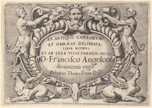 Ex Antiquis Cameorum et Gemmae Delineata Liber Secundus und ab Enea Vic..., veröffentlicht ca. 1599-1622