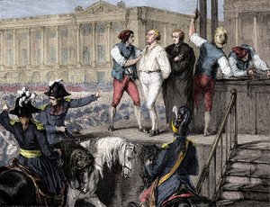 Hinrichtung von Ludwig XVI. von Frankreich, Paris, 21. Januar 1793, 1882-1884 von Unbekannt