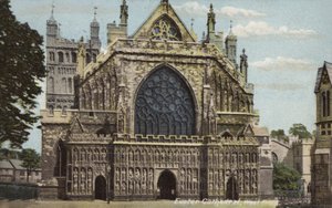 Exeter Kathedrale, Westfront von Unbekannt