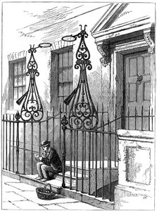 Feuerlöscher am Berkeley Square, London, 1891 von Unbekannt