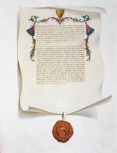 Faksimile-Ausgabe der Magna Carta, englische Urkunde, 1215-1816 von Unbekannt