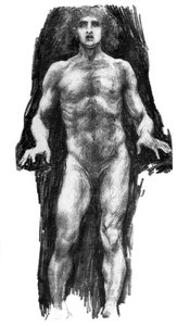 Faksimile aus dem Skizzenbuch von Hubert Herkomer, ca. 1880-1882 von Unbekannt