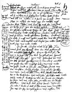 Faksimile von Martin Luthers Handschrift, 1903