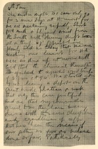 Faksimile einer Seite aus Shackletons Tagebuch, 4. Januar 1909