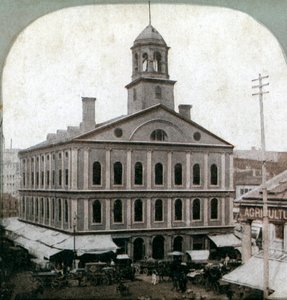 Faneuil Hall, Boston, Massachusetts, USA, spätes 19. Jahrhundert von Unbekannt