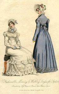 Modische Morgen- und Spazierkleider aus dem September 1823 von Unbekannt