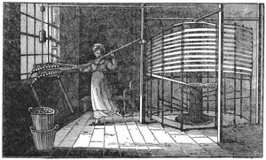 Weibliche Seidenarbeiterin, Spitalfields, London, 1833