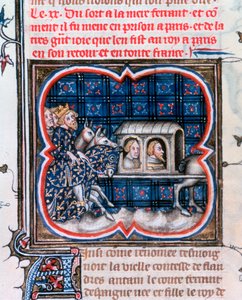 Fernando von Portugal gefangen genommen, ca. 1212, 1375-1379
