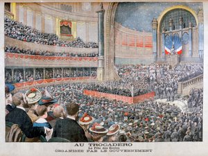 Fest der Staatsschulen, organisiert von der Regierung im Trocadero in Paris, 1904