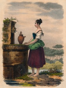 Wasser holen, 19. Jahrhundert
