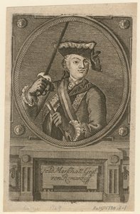 Feldmarschall Graf Pyotr Alexandrovich Rumyantsev-Zadunaisky, 1770 von Unbekannt