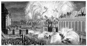 Feuerwerk, Straßburg, 1744, 1885