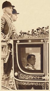 Erste Staatsfahrt als Monarch, 1937 von Unbekannt