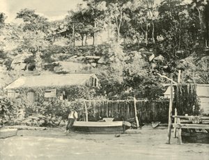 Fischerhütte, Como von Unbekannt