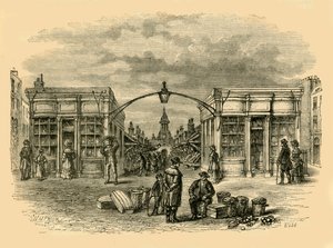 Fleet Market, um 1872 von Unbekannt