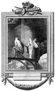 Flucht von Matilda aus Oxford, 1142, 1789 von Unbekannt