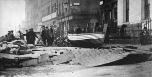 Hochwasserschäden am Victoria Embankment, London, 1928, 1936 von Unbekannt