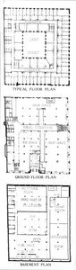 Grundrisse, das SW Straus & Co Gebäude, Chicago, Illinois von Unbekannt