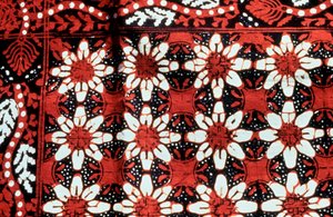 Florales Design, Indonesien, 20. Jahrhundert