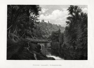 Forge Valley, Yorkshire, 1896 von Unbekannt