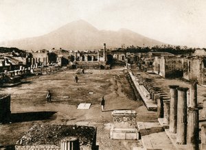 Foro civile, Pompeji, Italien, um 1900er
