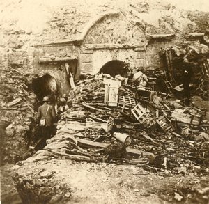 Fort von Souville, Verdun, Nordfrankreich, ca. 1914-1918