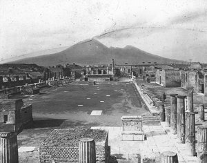 Forum, Pompeji, Italien von Unbekannt