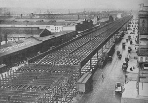 Vier Meilen Super-Track zum Schnellfahren in New York City, um 1935 von Unbekannt