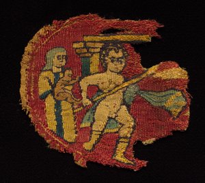 Vier Segmenta von einer Tunika, 650-750