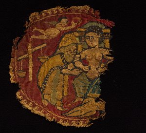 Vier Segmenta von einer Tunika, 650 - 750