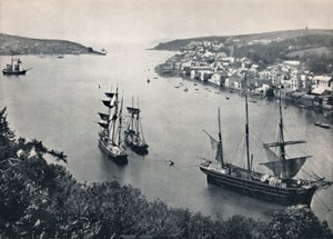 Fowey - Eingang zum Hafen, 1895 von Unbekannt