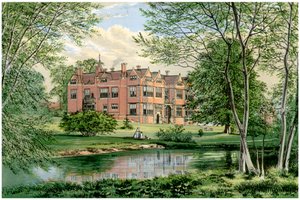Franks Hall, Kent, Heim der Familie Power, um 1880 von Unbekannt