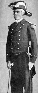 François C. Antoine Simon, Präsident von Haiti, als Admiral gekleidet