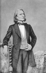 Franz Liszt, ungarischer Komponist, Pianist, Dirigent und Lehrer des 19. Jahrhunderts