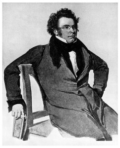 Franz Peter Schubert, österreichischer Komponist, 1825